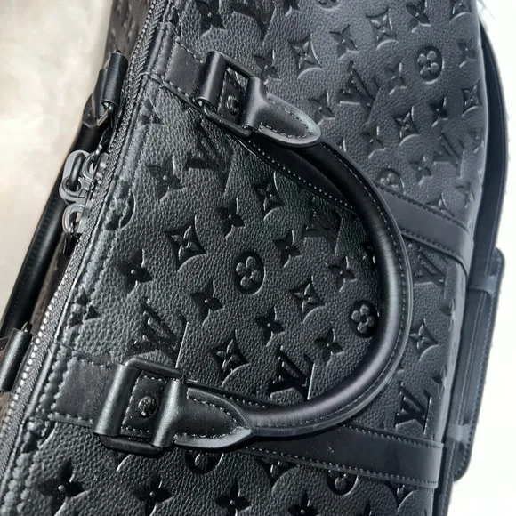 Louis Vuitton Keepall Bandouliere 50 Monogram Shadow Black - Picture 3 of 10